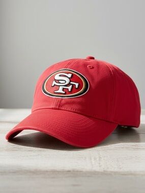 47 Brand San Francisco 49ers Red NFL Adjustable Dad Hat OSFA